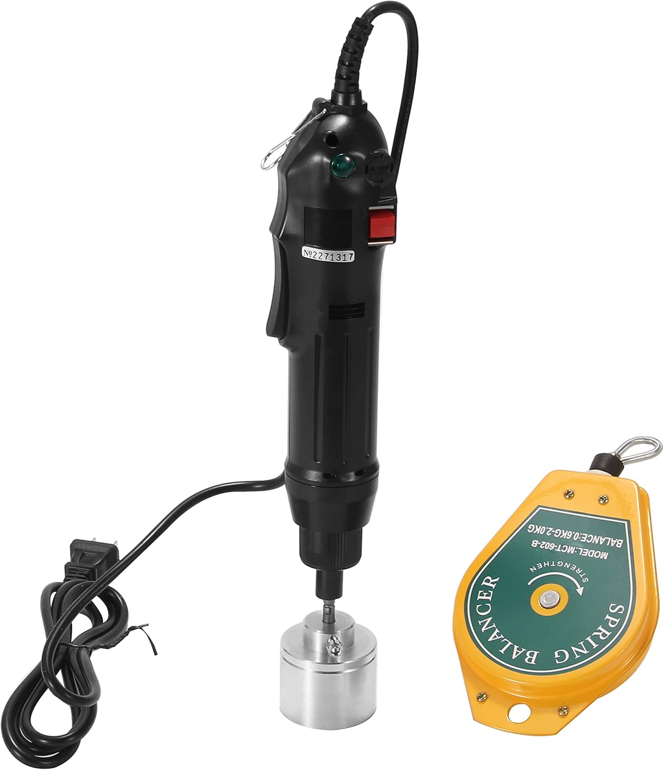 NEWTRY Electric Hand Held Bottle Capping Machine Bottle Cap Sealer Cap Locking Screw Capping Cap Sealer Capping Diameter 10-54mm