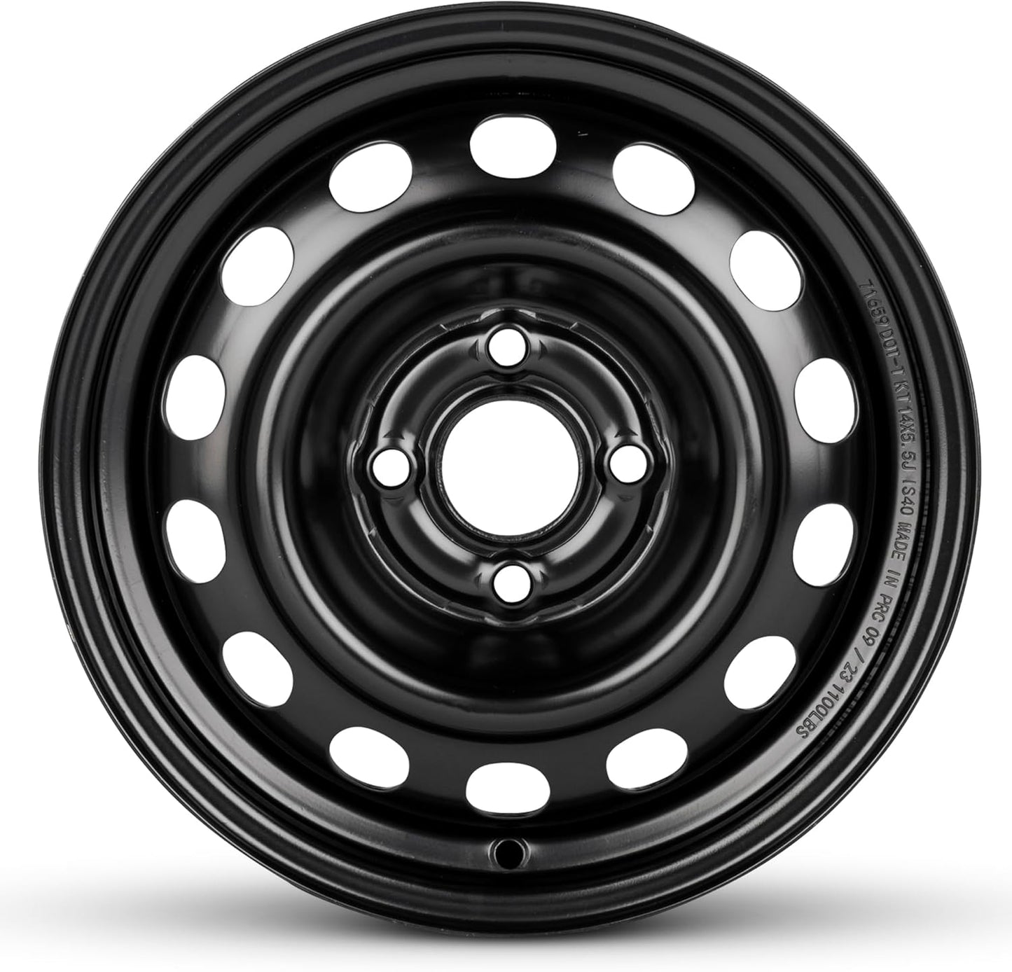 For 1990-1993 Geo Storm 14 Inch Painted Black Rim - OE Direct Replacement - Road Ready Car Wheel