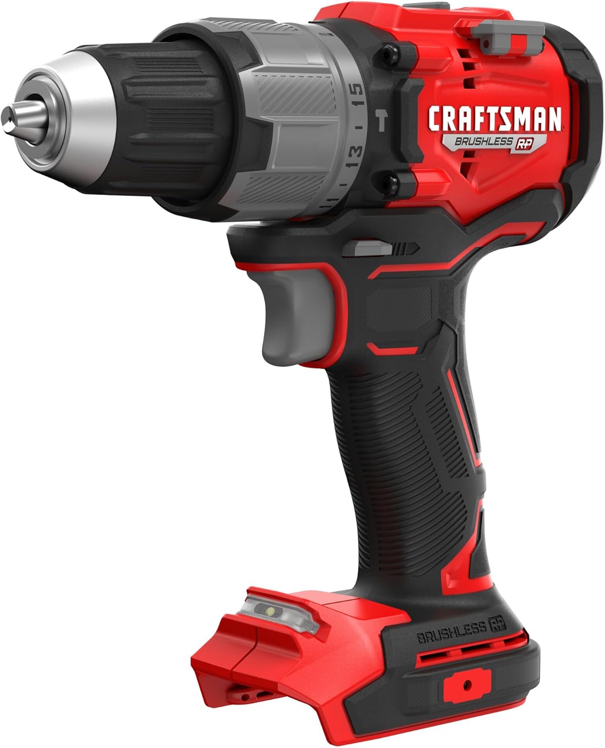 CRAFTSMAN V20 1/2 Inch Cordless Hammer Drill, Bare Tool Only (CMCD726B)