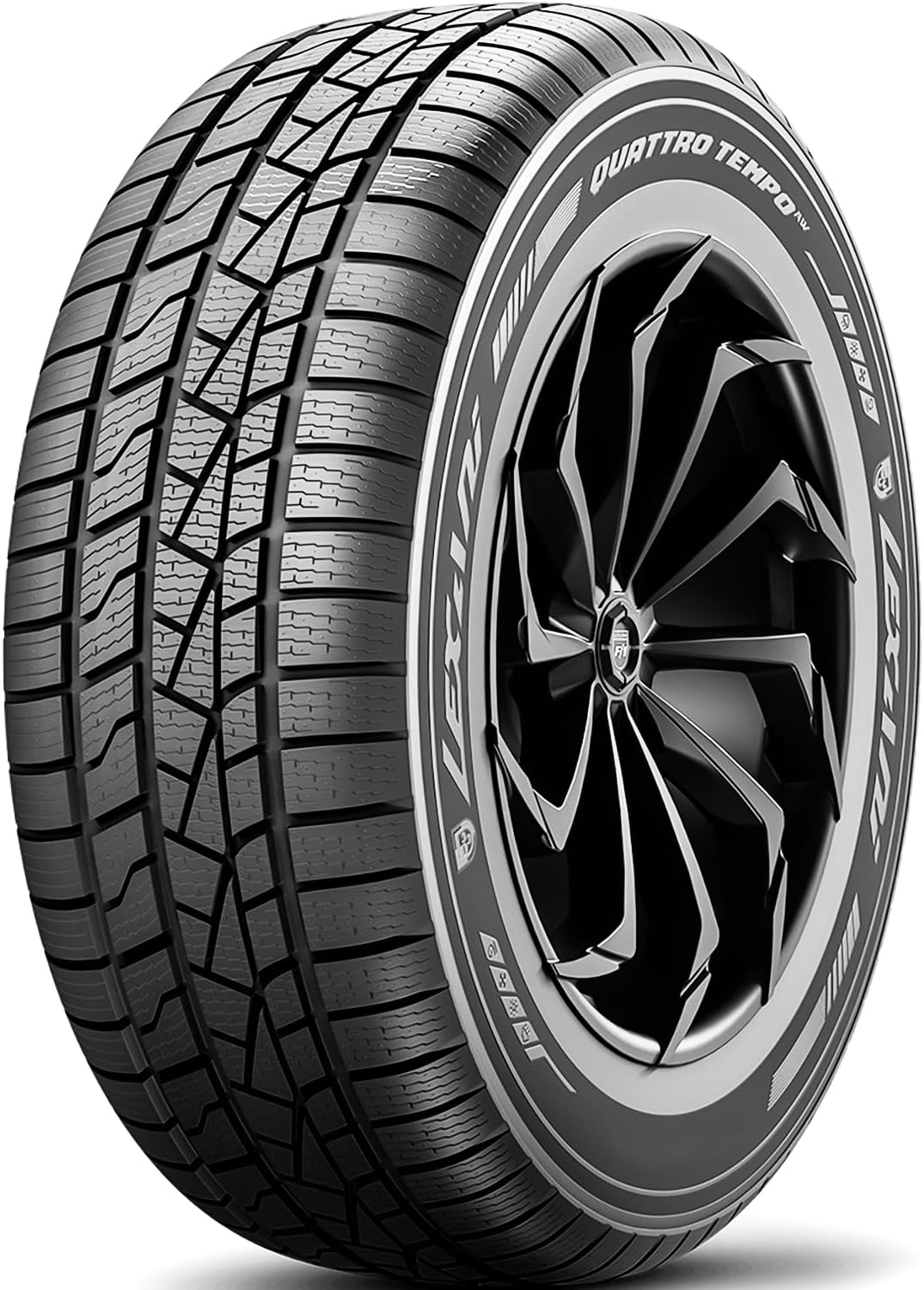 Lexani Quattro Tempo AW Passenger Car All-Weather High Performance Radial Tire-245/40R18 245/40/18 245/40-18 97W Load Range XL 4-Ply BSW Black Side Wall UTQG 360AA