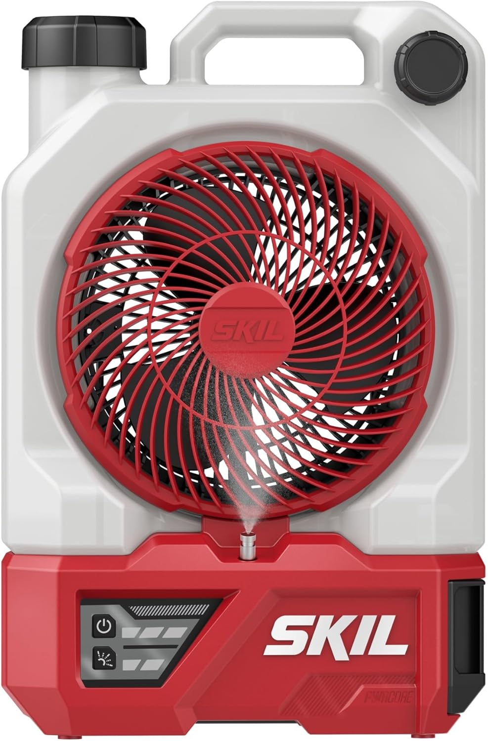 SKIL 7-inch Misting Fan Kit Including 20V 2.0Ah USB-C Battery and 20W Charger- MF0700D-12