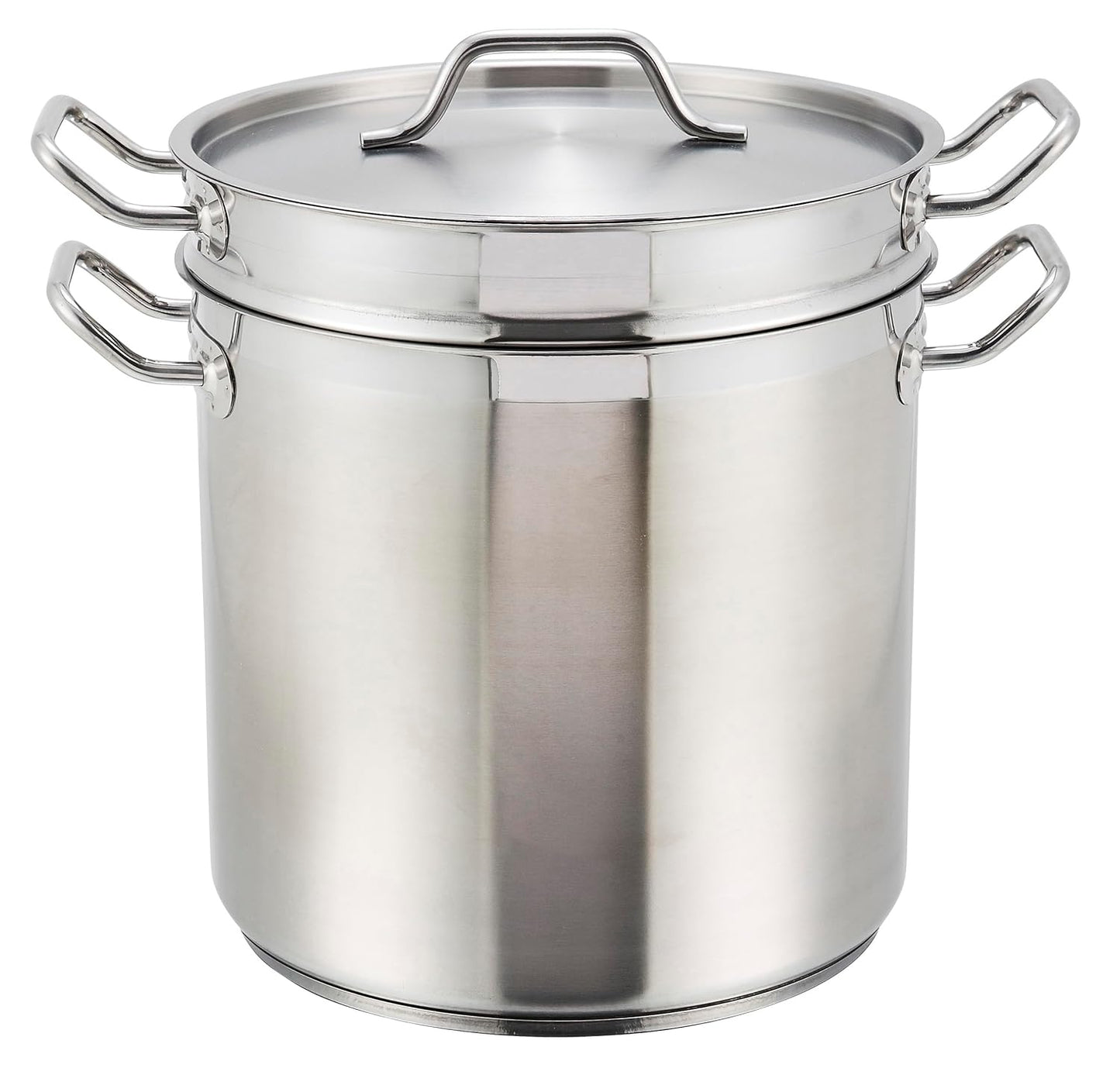 Winware Stainless 8 Quart Double Boiler with Cover