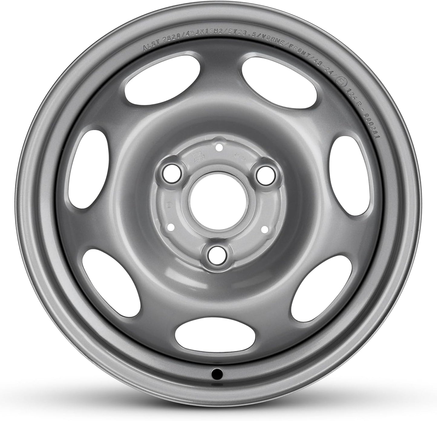 For 2008-2014 Smart Fortwo II 15 Inch Painted Silver Rim - OE Direct Replacement - Road Ready Car Wheel