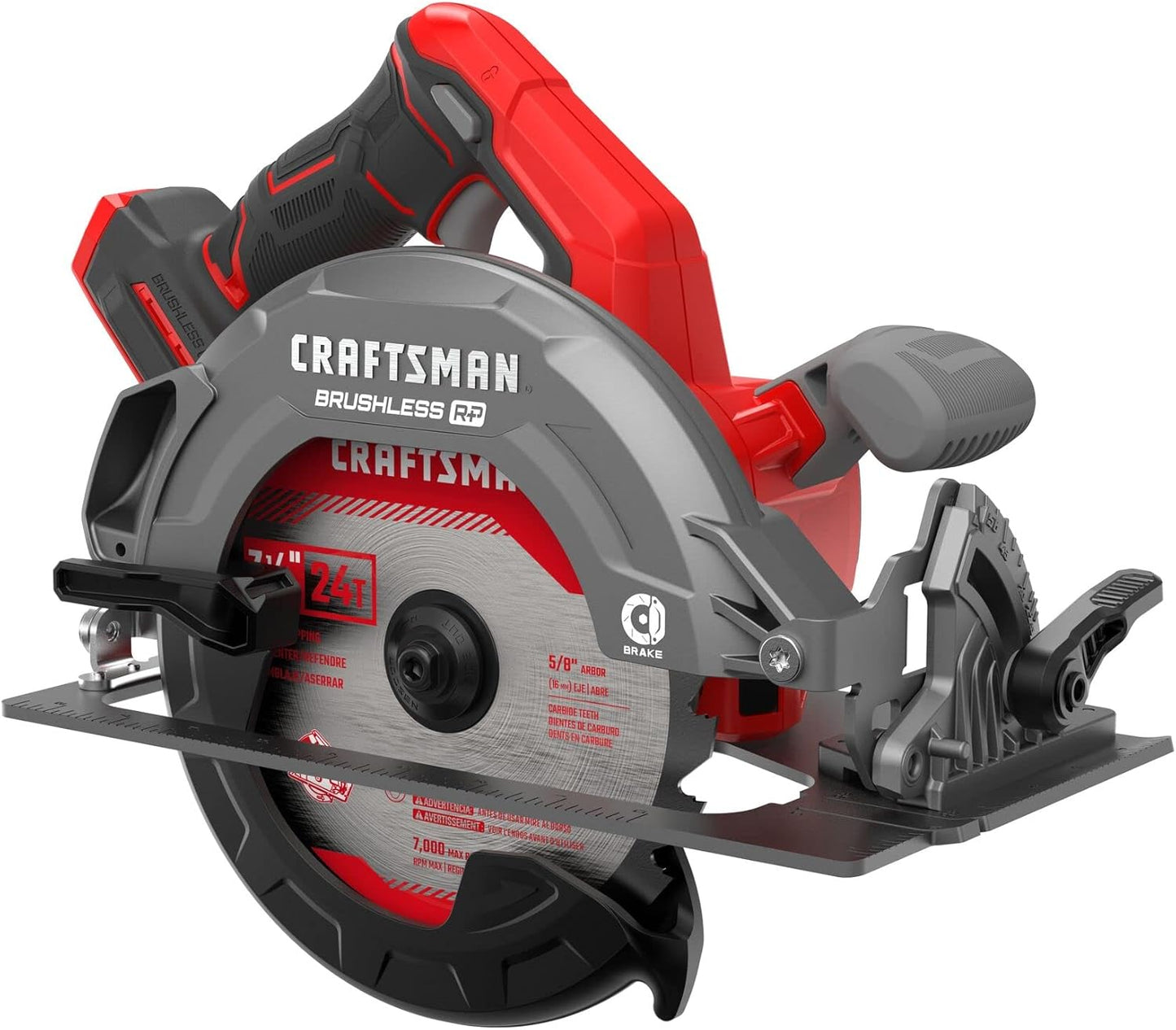 CRAFTSMAN V20 RP Cordless Circular Saw, 7-1/4 inch, Bare Tool Only (CMCS551B) (Renewed)