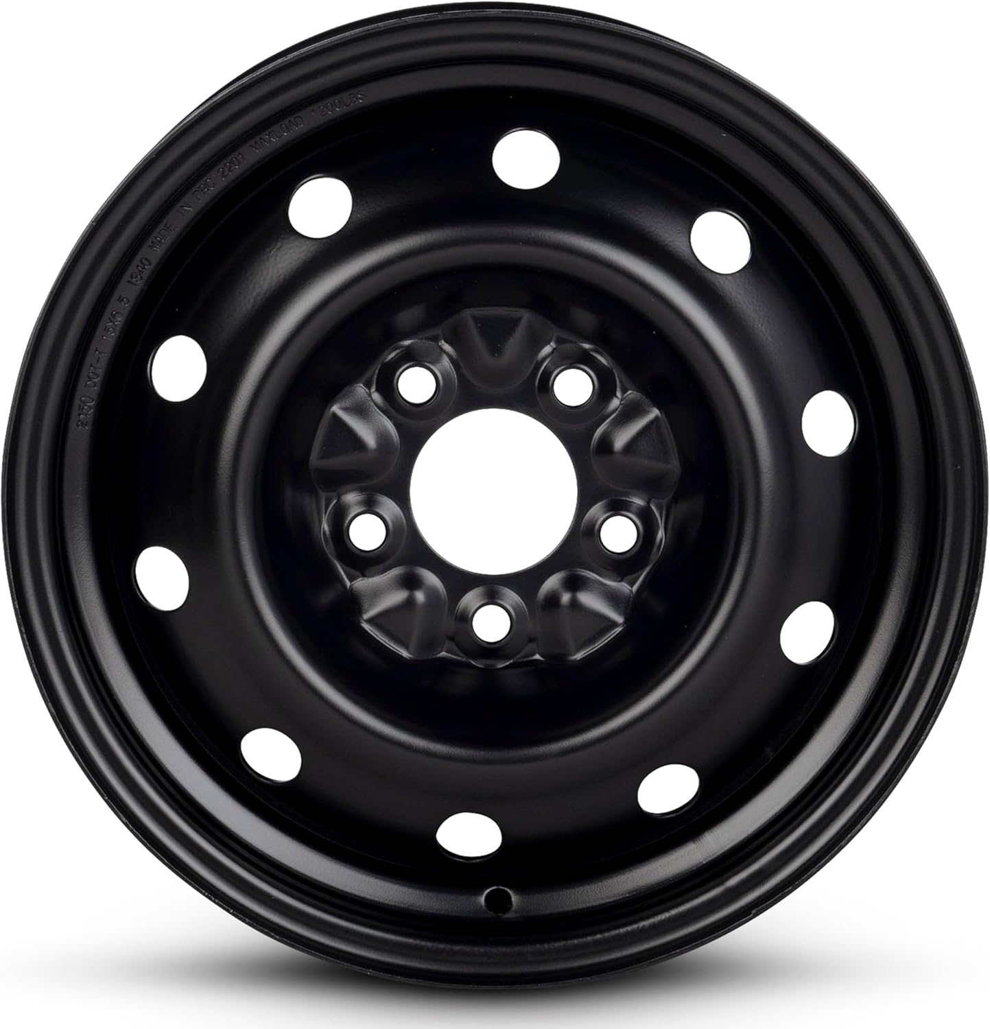 For 01-07 Dodge Caravan 15 Inch Black Steel Rim - OE Direct Replacement - Road Ready Van Wheel