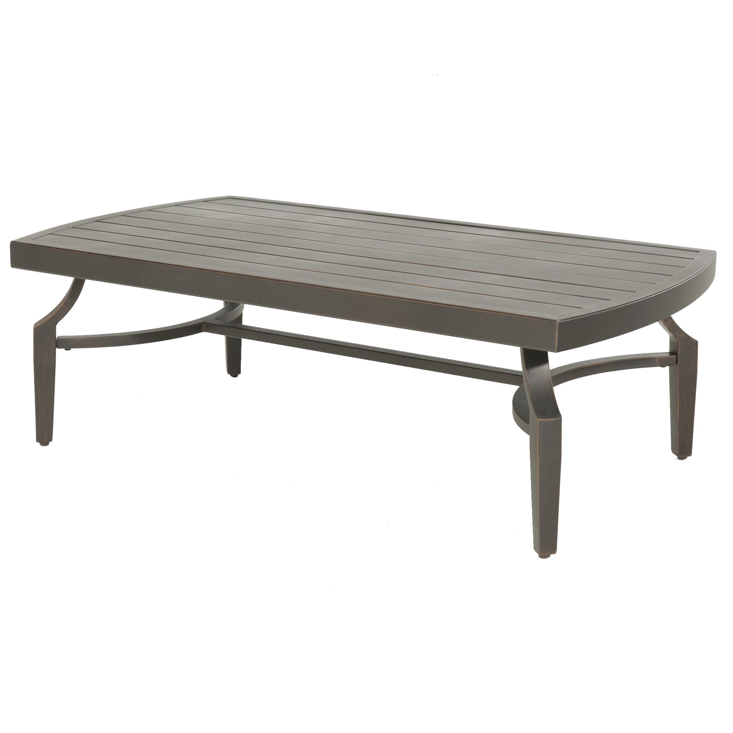 PEAK HOME FURNISHINGS Coffee Table Rectangle Outdoor Coffee Table 25-in W x 43-in L