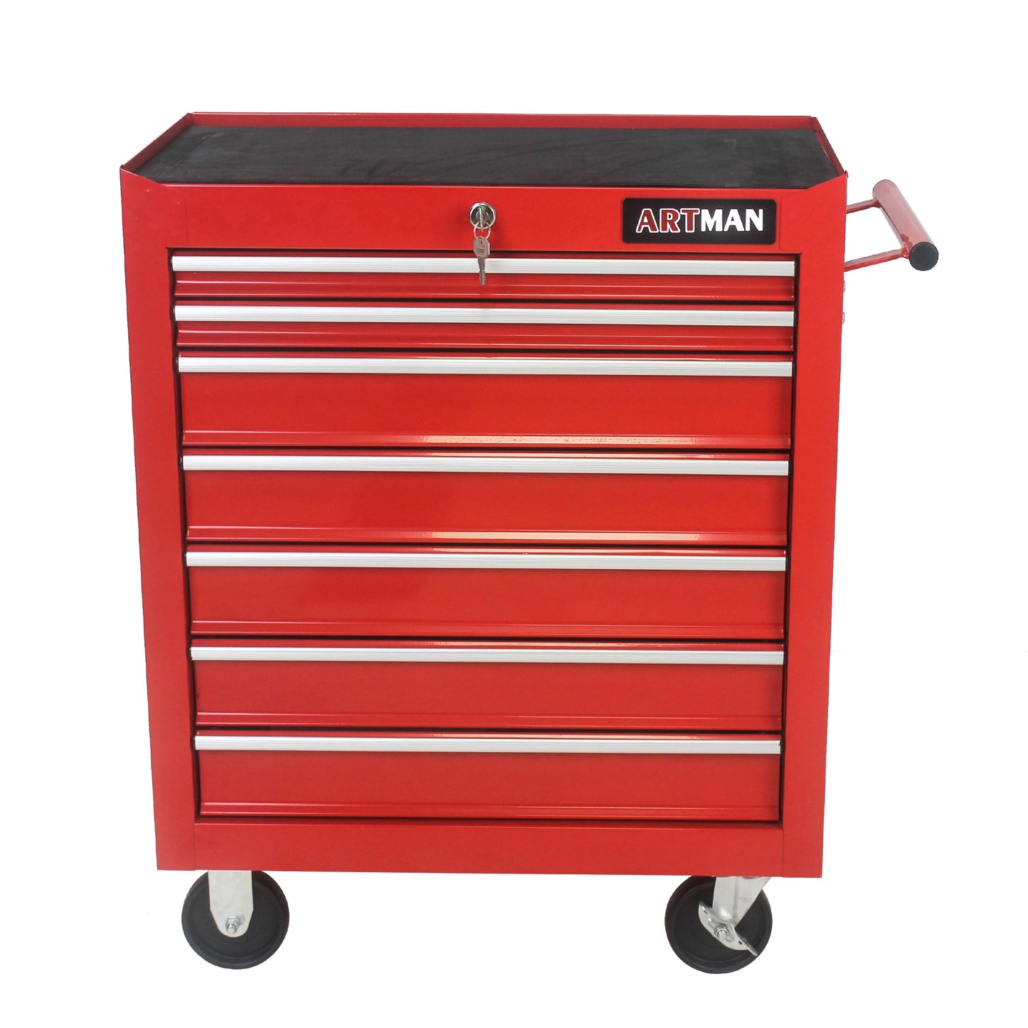 Tatayosi 7-Drawer Multifunctional Tool Cart with Wheels RED
