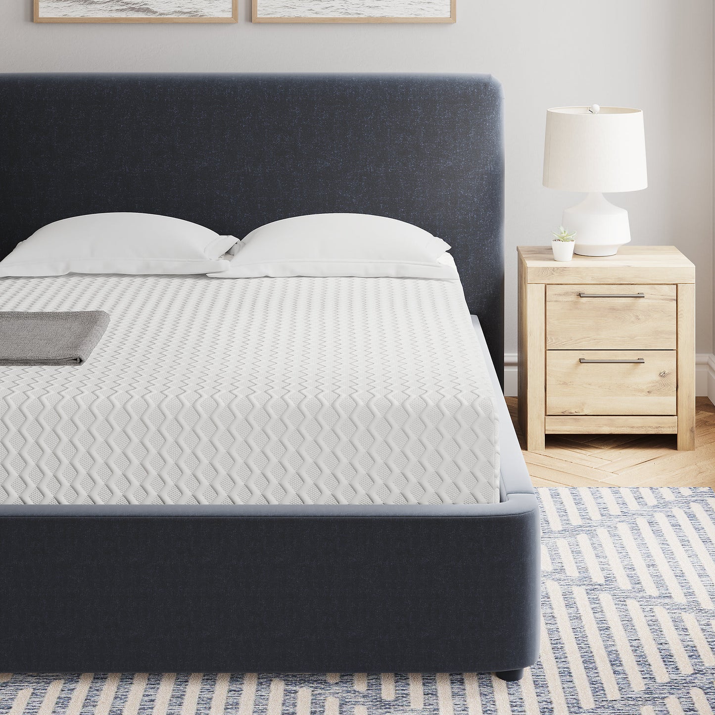 Signature Design by Ashley Chime 12 Inch Ultra Plush Memory Foam King Mattress in a Box