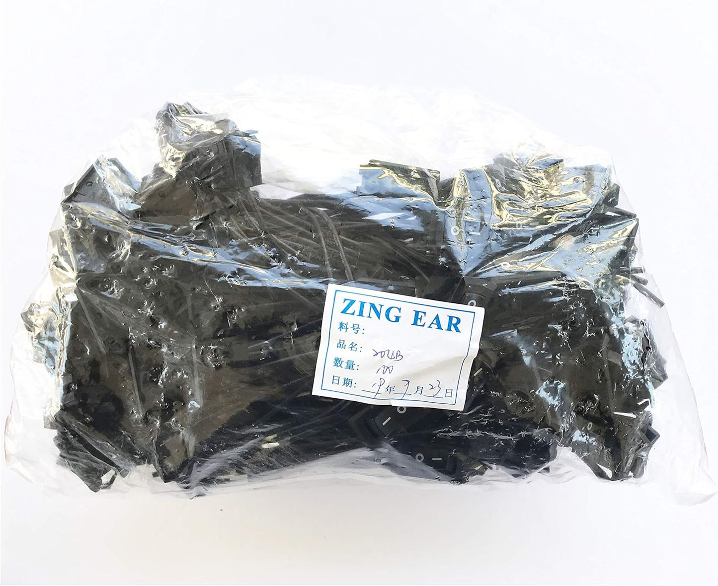 ZE-204B - Black - On-Off Appliance Rocker Switch (Bag of 100)