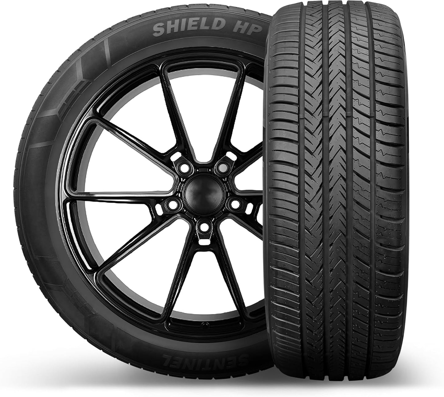 Set of 2 (Two) Sentinel Shield HP 225\/50R18 95V High Performance All Season Passenger Tire 225\/50\/18 - Includes Road Hazard Warranty (Tire Only)