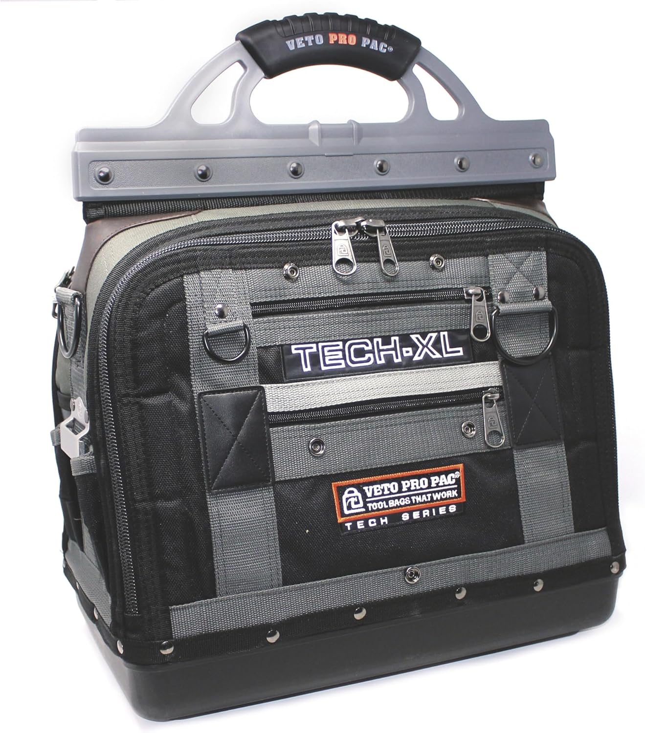 Veto Pro Pac Tech XL Tool Bag, 1-Pack,Black, Grey