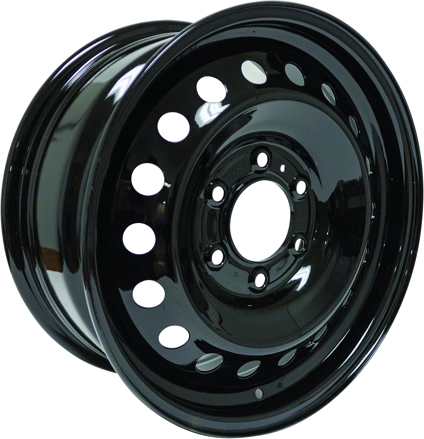 18x8 inch Custom Wheel - Black Standard Steel Rim ST Bolt- Pattern 6x139.7 mm Offset 45 mm