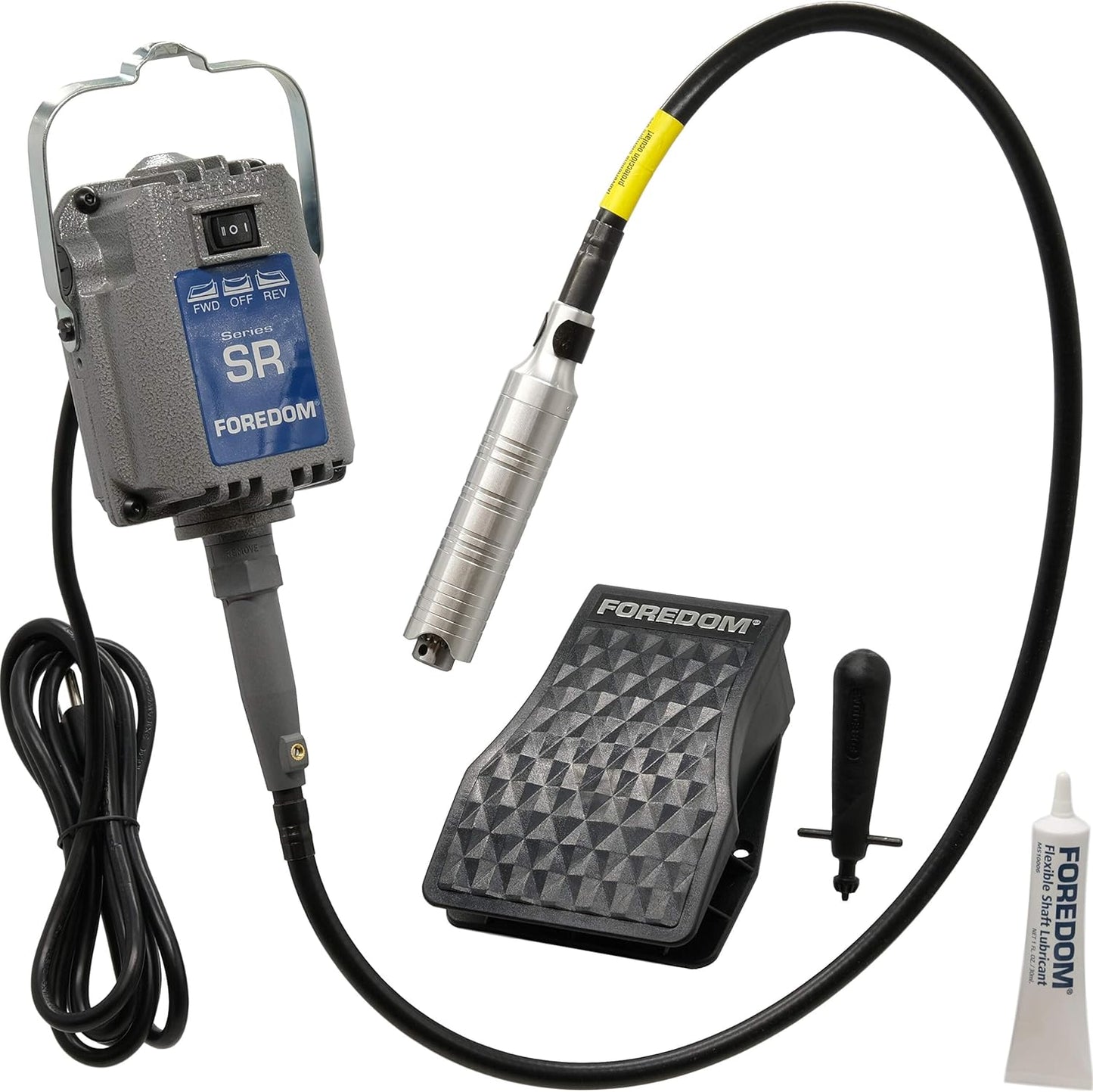 SR 1/6 hp Motor, FCT Plastic Foot Pedal Speed Control, H.30 Handpiece, 115v