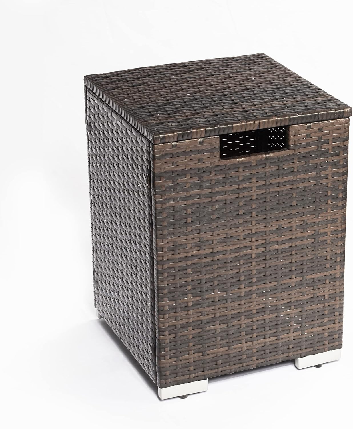 Rattan Propane Tank,Gas Bottle Cover, Outdoor Wicker Gas Cylinder Cover and Steel Frame