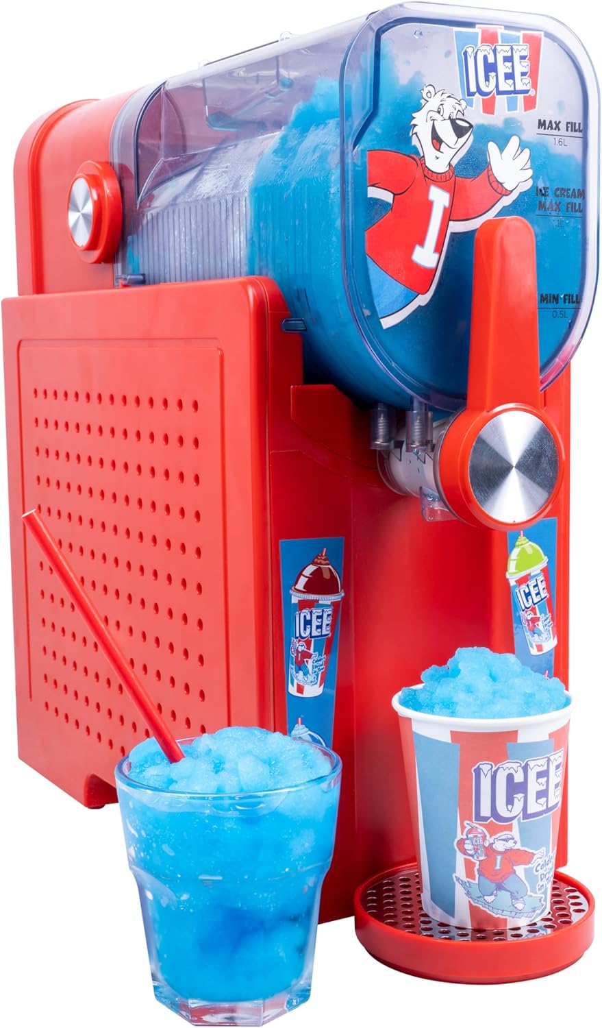 ICEE Pro Slushie Machine – No Ice Needed Frozen Drink, Frappe, Milkshake & Ice Cream Maker | Home Slushy Machine, Countertop Frozen Drink Machine. Officially Licensed ICEE Merchandise.