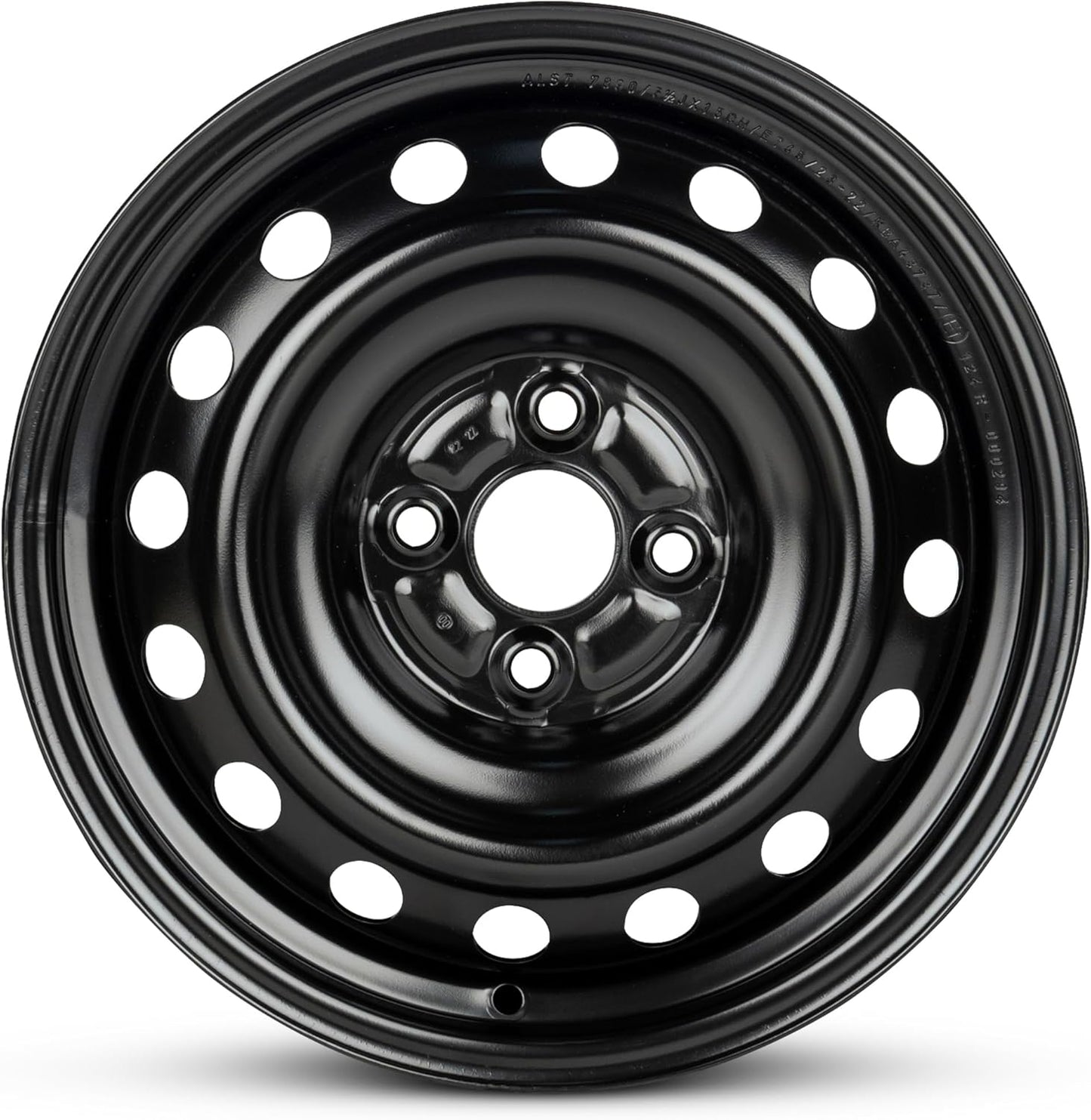 For 17-20 Toyota Yaris 17-18 Yaris IA 15 Inch Black Steel Rim - OE Direct Replacement - Road Ready Car Wheel