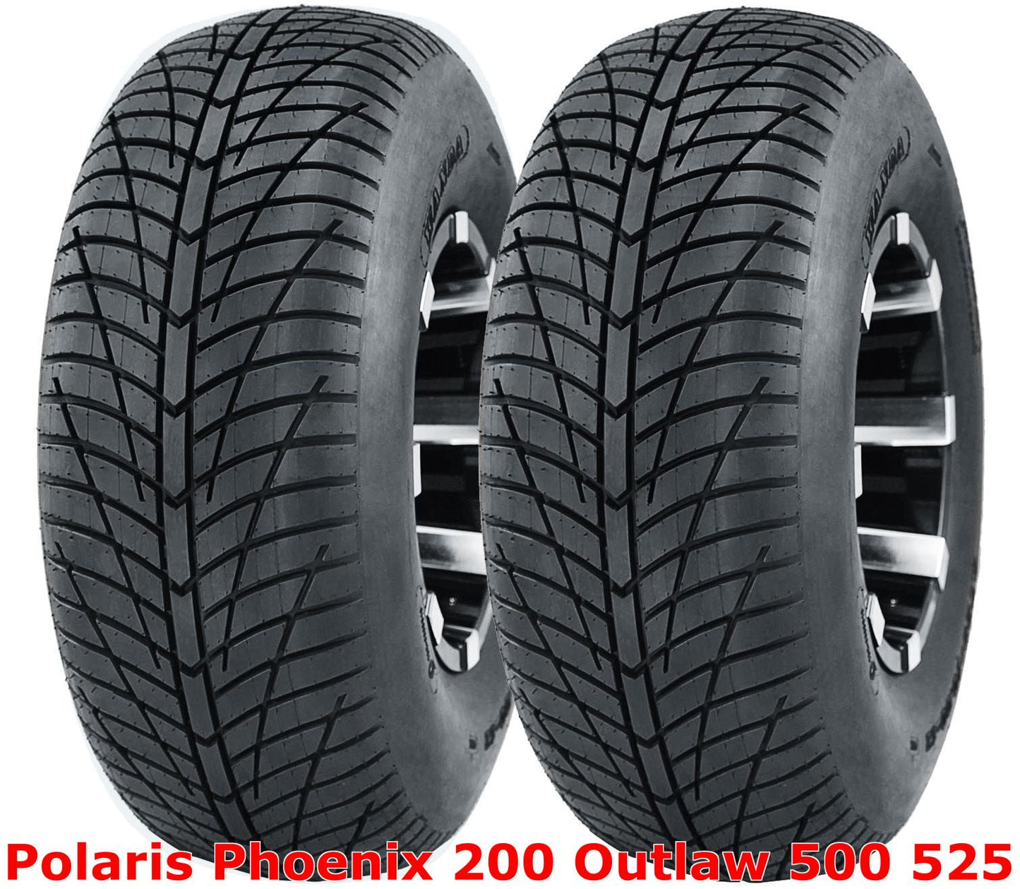 (2) Polaris Phoenix 200 Outlaw 500 525 Rear 20x10-9 20x10x9 Hi-Speed ATV Tires