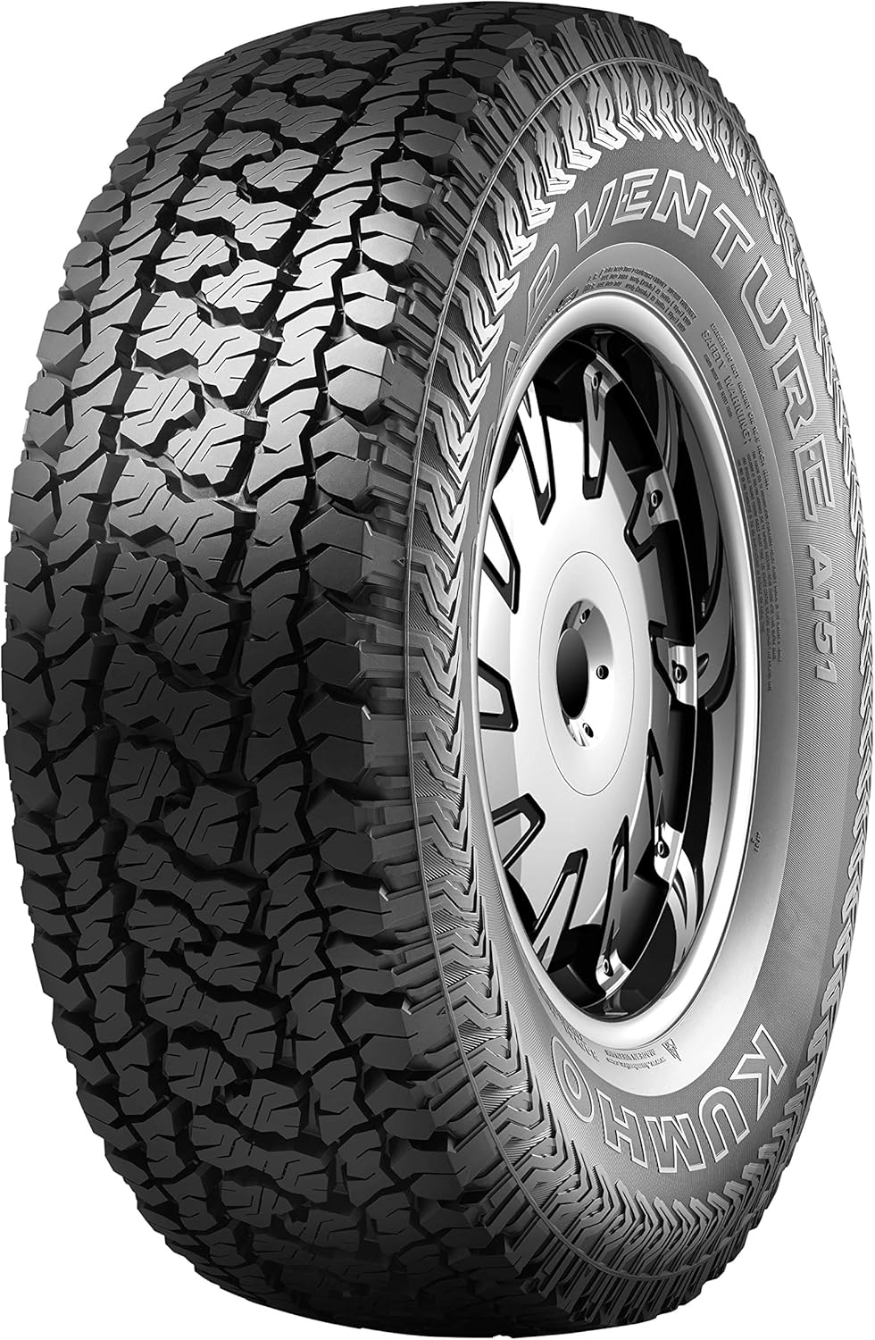 Kumho Road Venture AT51 All-Terrain Tire - 235/75R17 109T