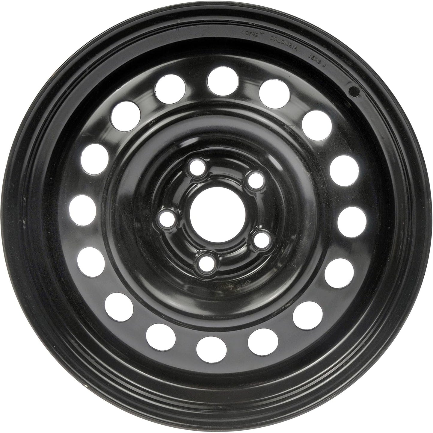 Dorman 939-104 15 x 6 In. Steel Wheel Compatible with Select Toyota Models, Black