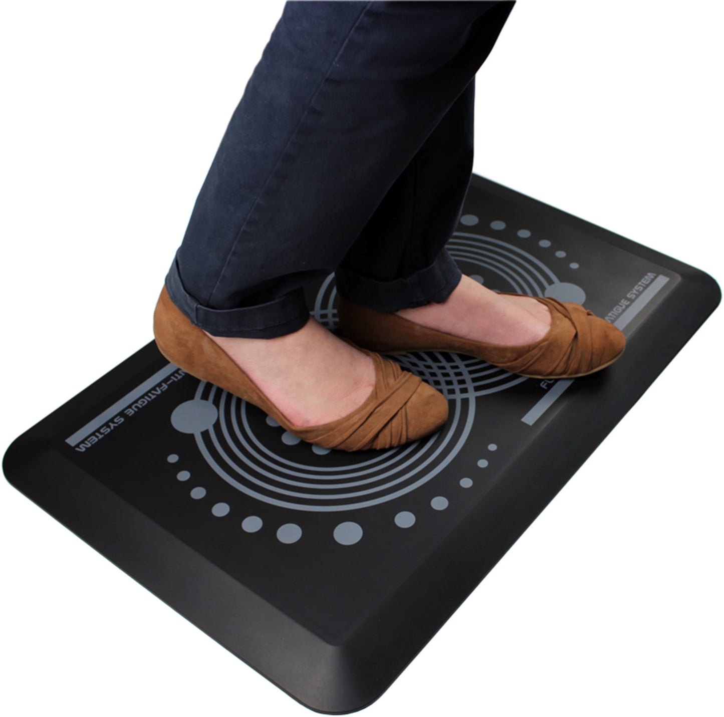 AFS-TEX® 2000 Black Active Anti-Fatigue Mat - 16" x 24"