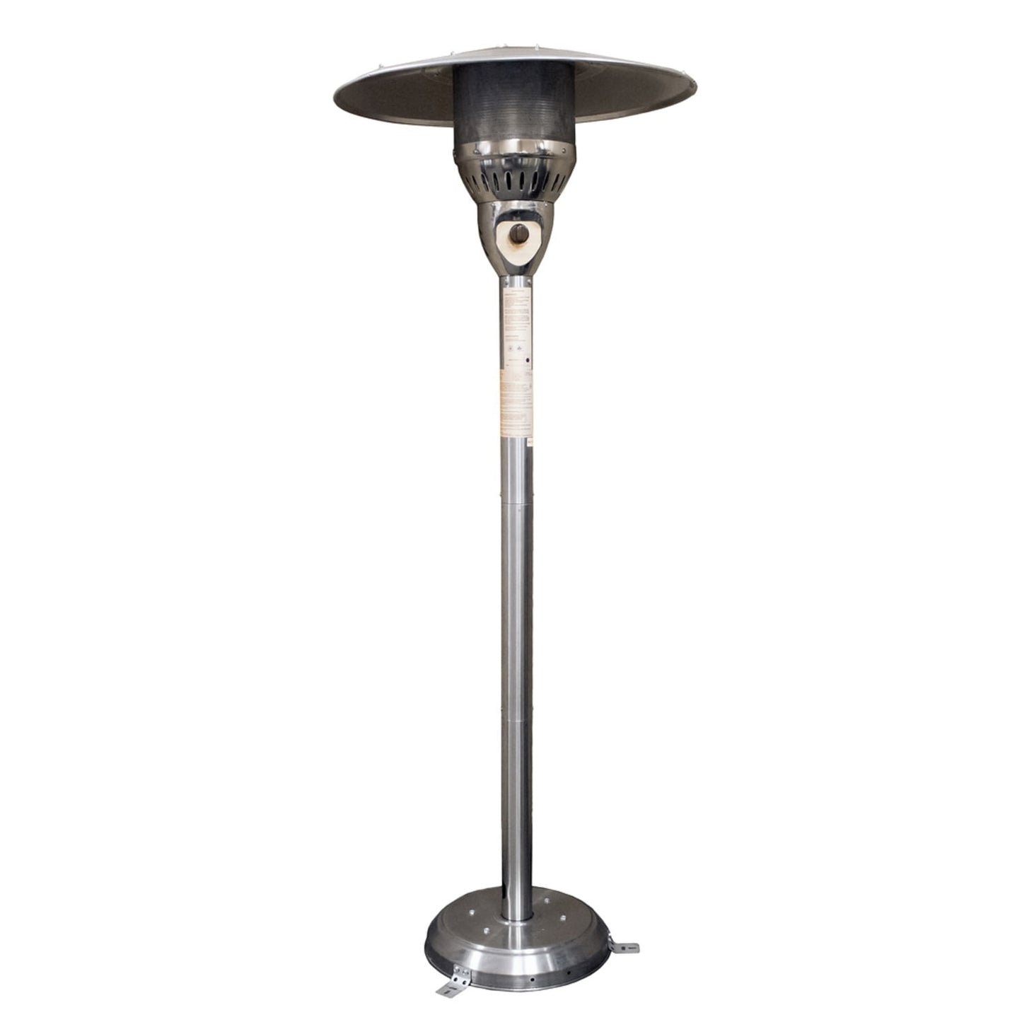 AZ Patio Heaters Outdoor Natural Gas Patio Heater in Stainless Steel
