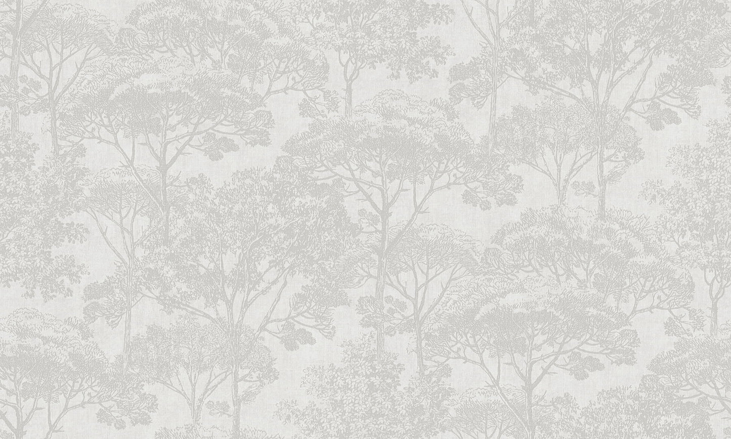 Advantage Teatro White Trees Wallpaper