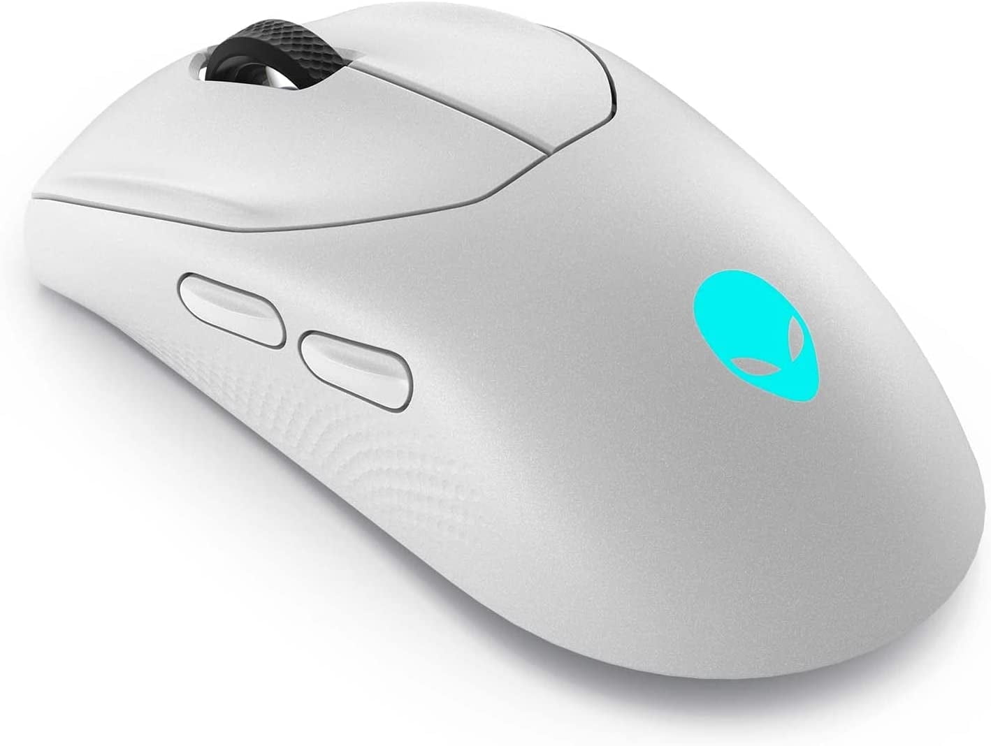 Alienware AW720M Tri-Mode Wireless Gaming Mouse 2.4GHz Wireless, Bluetooth 5.1 DPI, 8-Fully Programmable Buttons, Magnetic Snap Charging Adapter USB-A to USB-C Cable (Lunar Light)