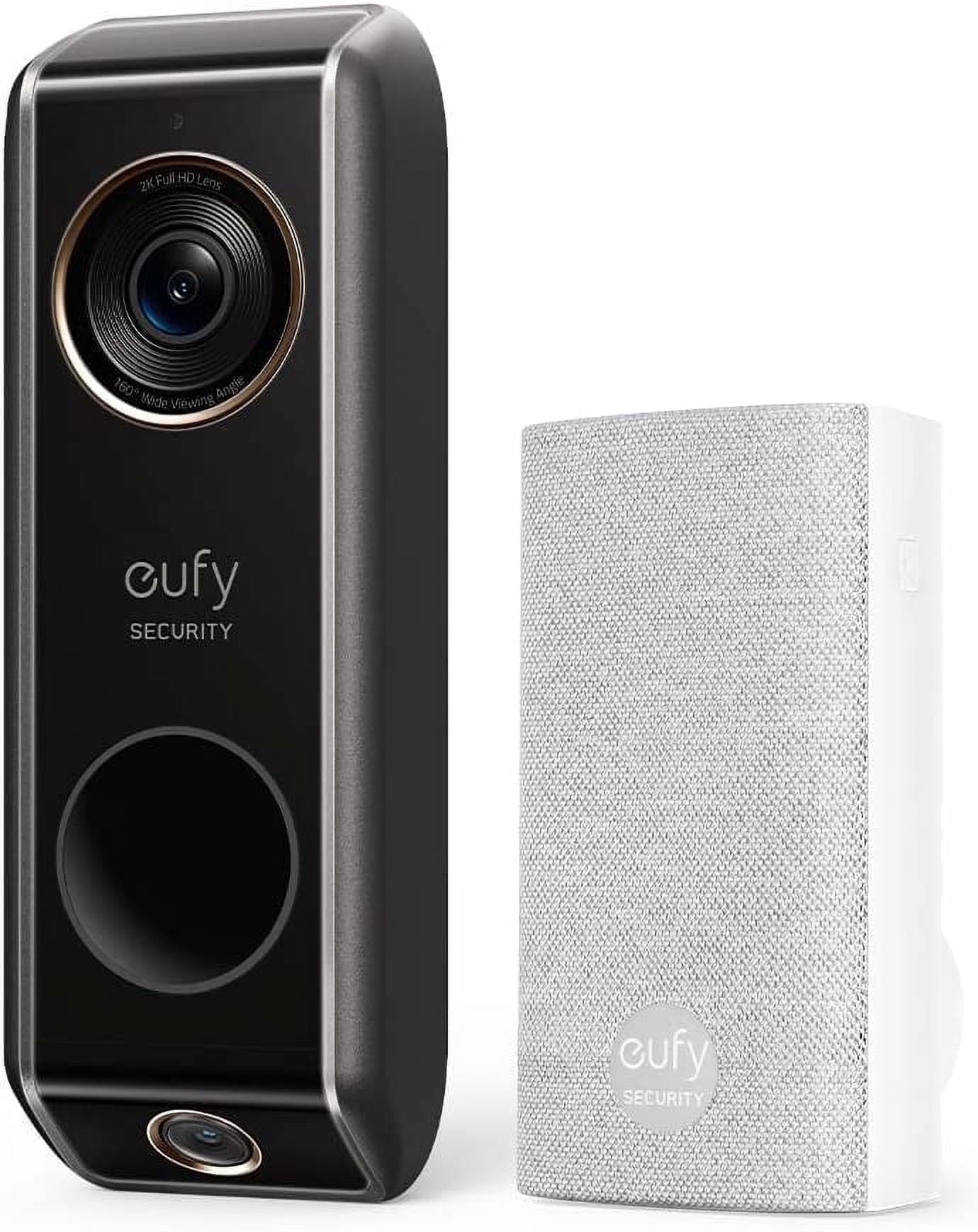 eufy Security Video Doorbell (Wired) S330 with Chime, Dual Cam, Delivery Guard, Security Camera, 2K with HDR, No Monthly Fee