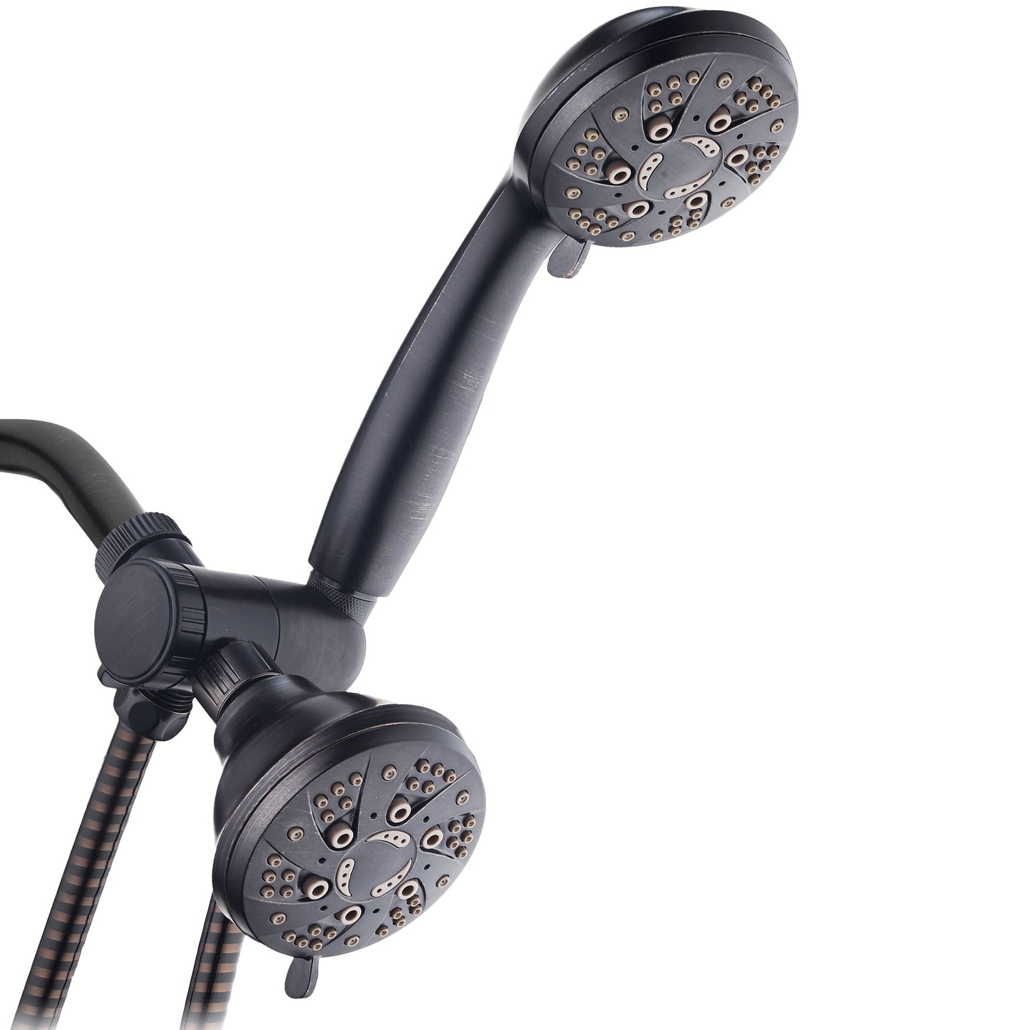 AquaDance High-Pressure 48-Setting Luxury 3-Way Dual Shower Head, Oil Rubbed Bronze
