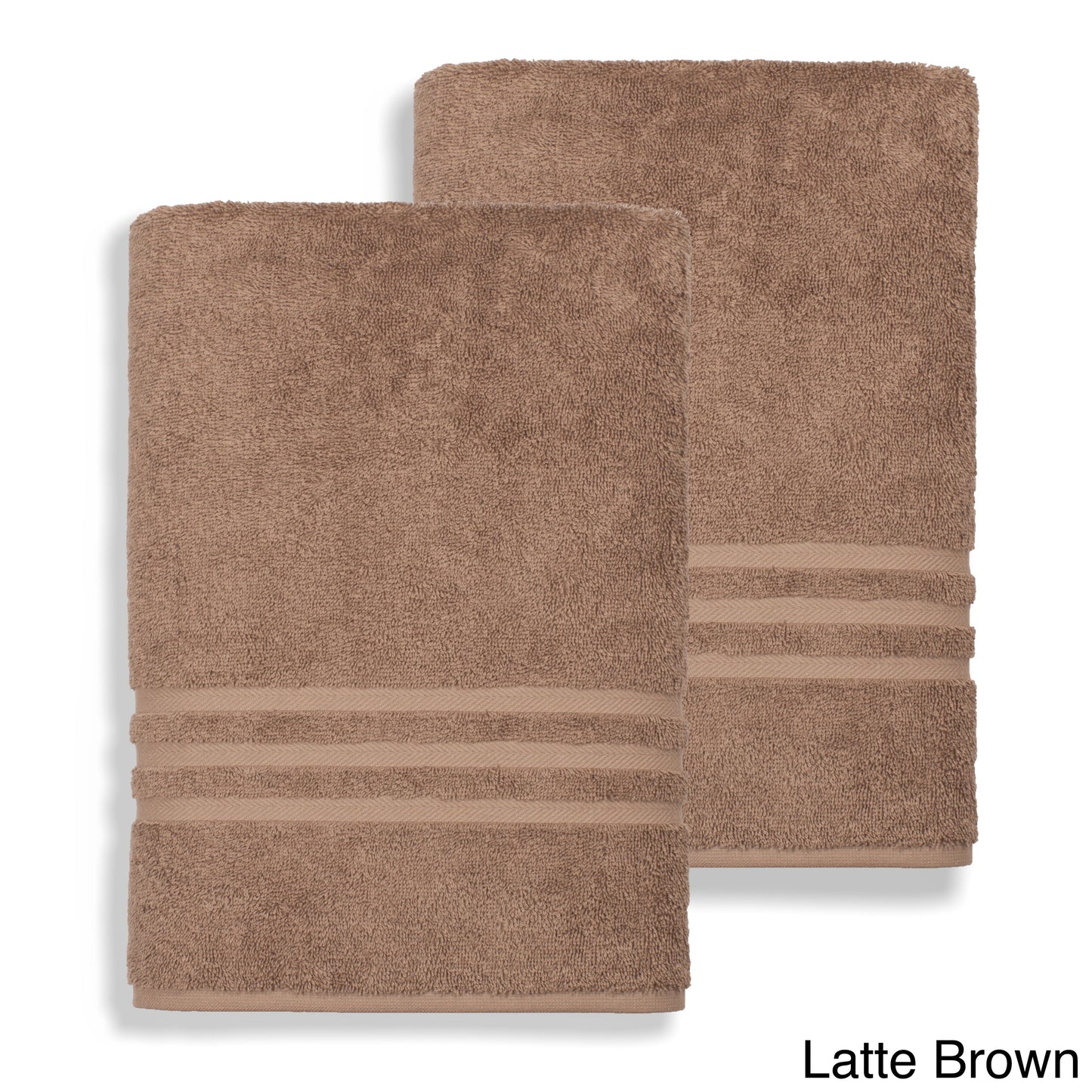 Authentic Hotel and Spa Omni Turkish Cotton Terry Oversized Bath Sheet Towels (Set of 2) Brown