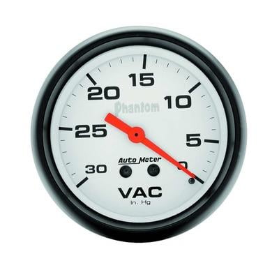 Autometer 5884, 2-5/8In Phantom Vacuum Gauge Performance Racing Parts