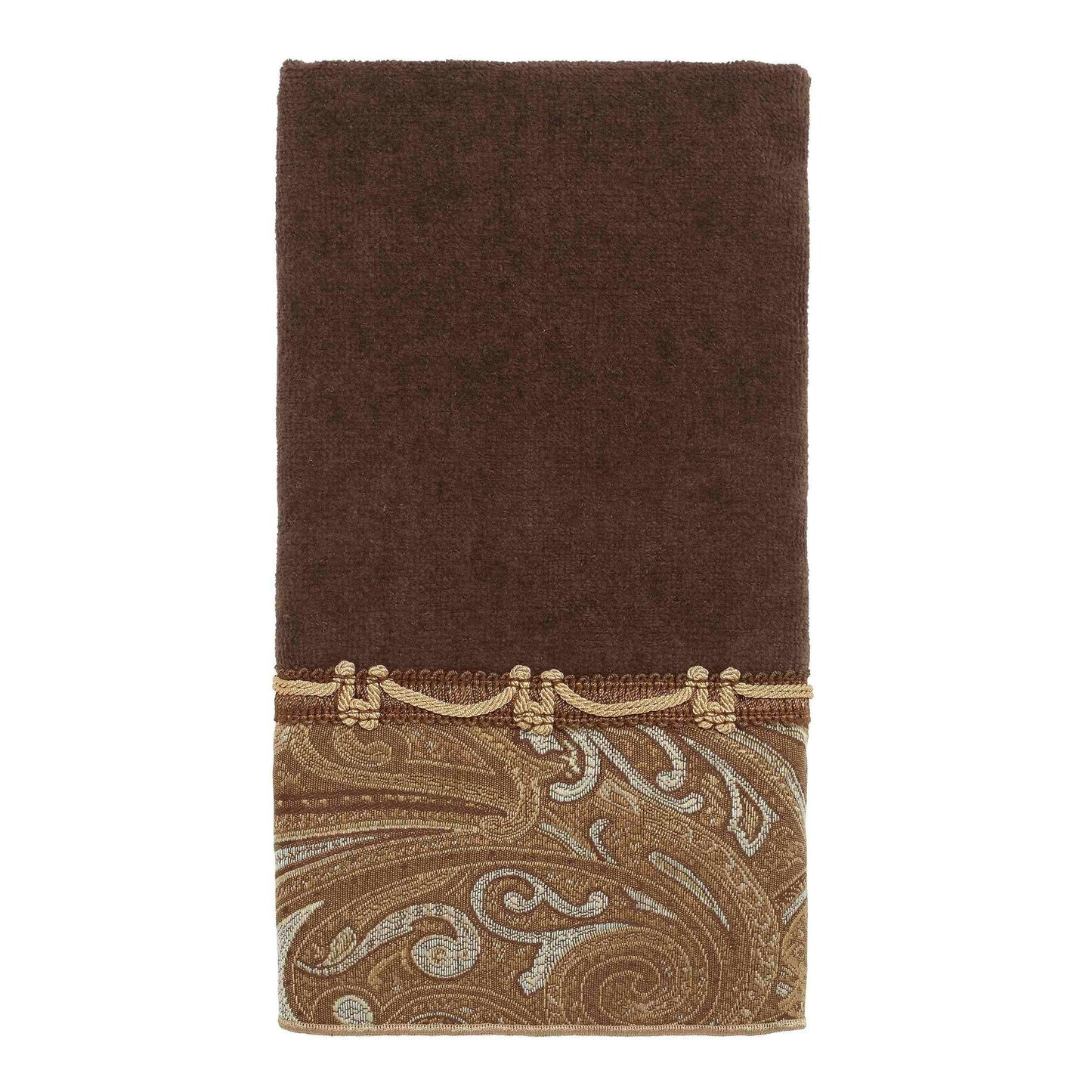 Bride & Groom Embroidered Bath Towel - White