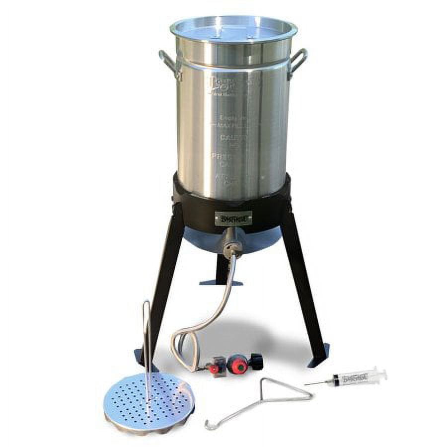 30QT ALUMINUM TURKEY FRYER KIT