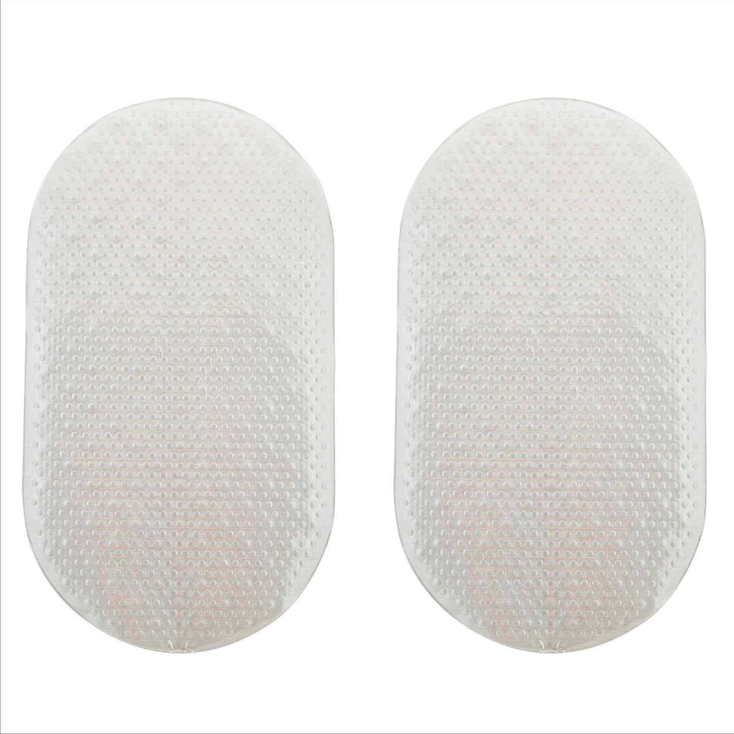 Bath Bliss 2 Pack Anti-Slip Bathmat with Holographic Design