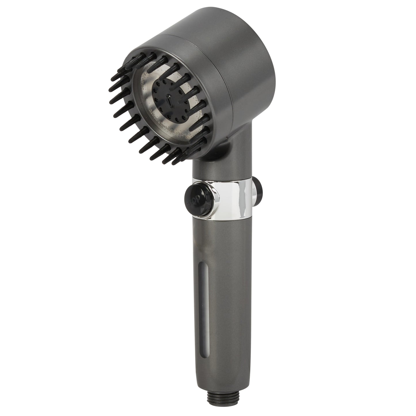 Bath Bliss 4 Function Monsoon Filtering Shower Head in Grey