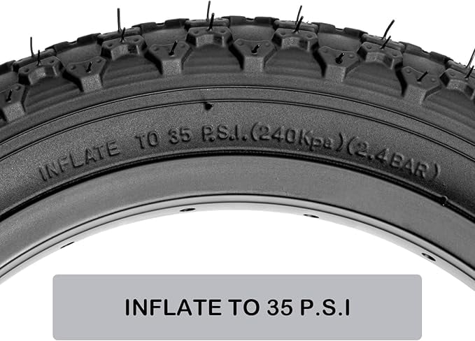 Bike Tire 20-inch x2.125 inch,Kids Bike Folding Replacement Tire Compatible with and Children Racing