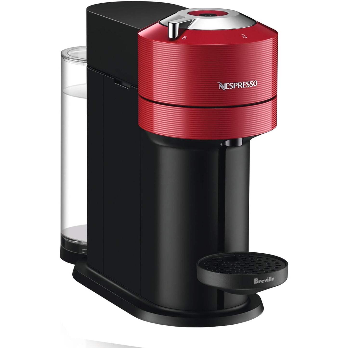 Breville Vertuo Next Coffee and Espresso Maker in Red, Single Serve Brewers, BNV520RED1BUC1