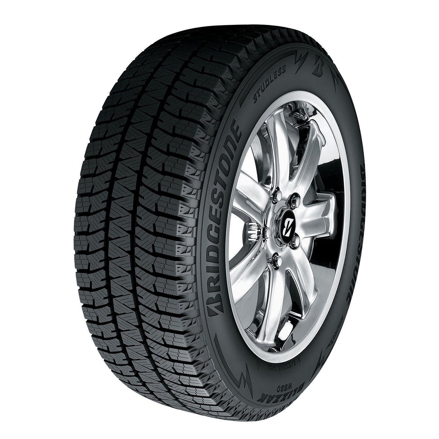 Bridgestone Blizzak WS90 Winter 205/65R16 95T Passenger Tire Fits: 2016-21 Chevrolet Malibu L, 2012-13 Toyota Camry Hybrid LE