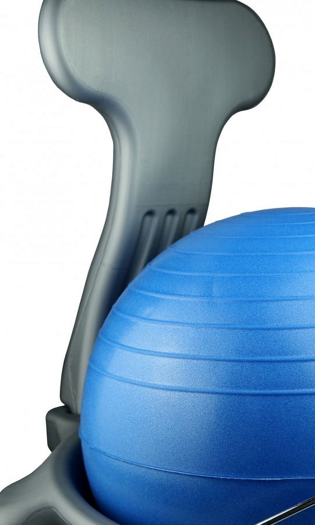 CanDo® Ball Chair - Plastic - Mobile - with Back - Child Size - with Blue Ball