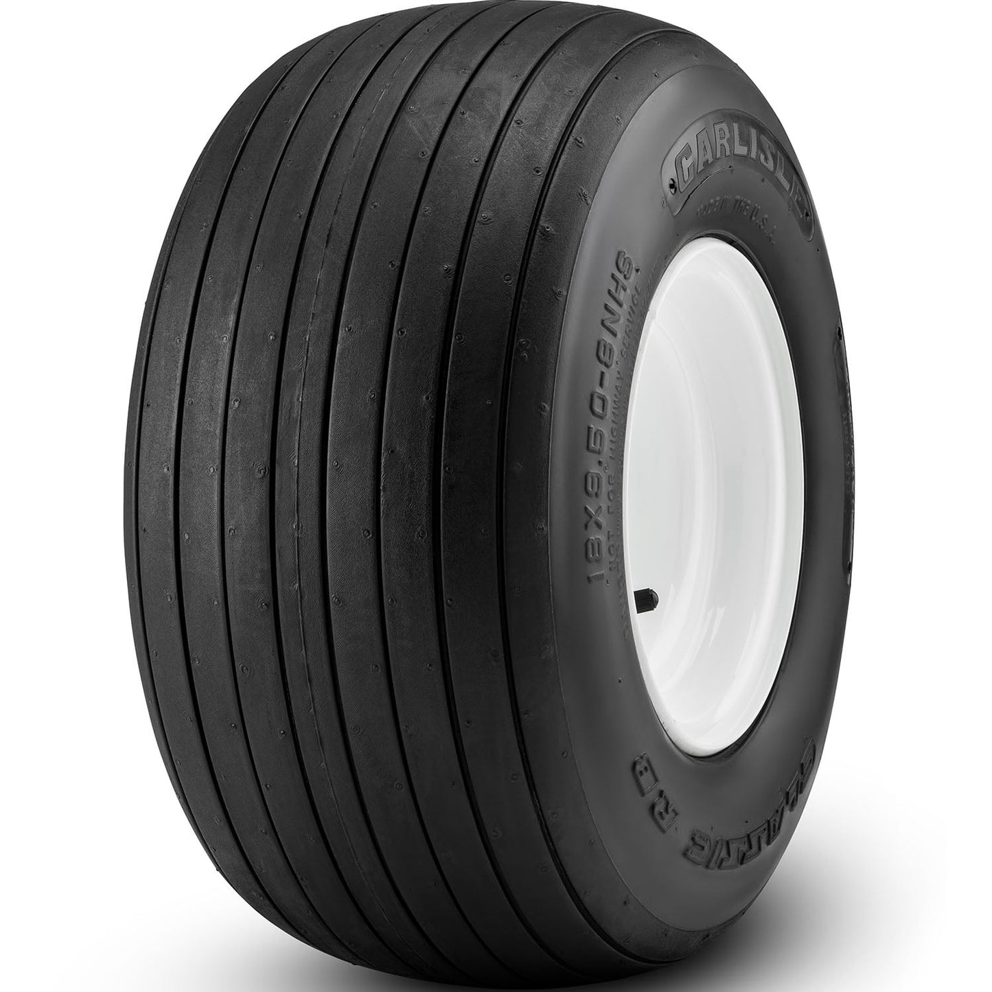 Carlstar Classic Rib 18X9.50-8 100A3 E Lawn & Garden Tire