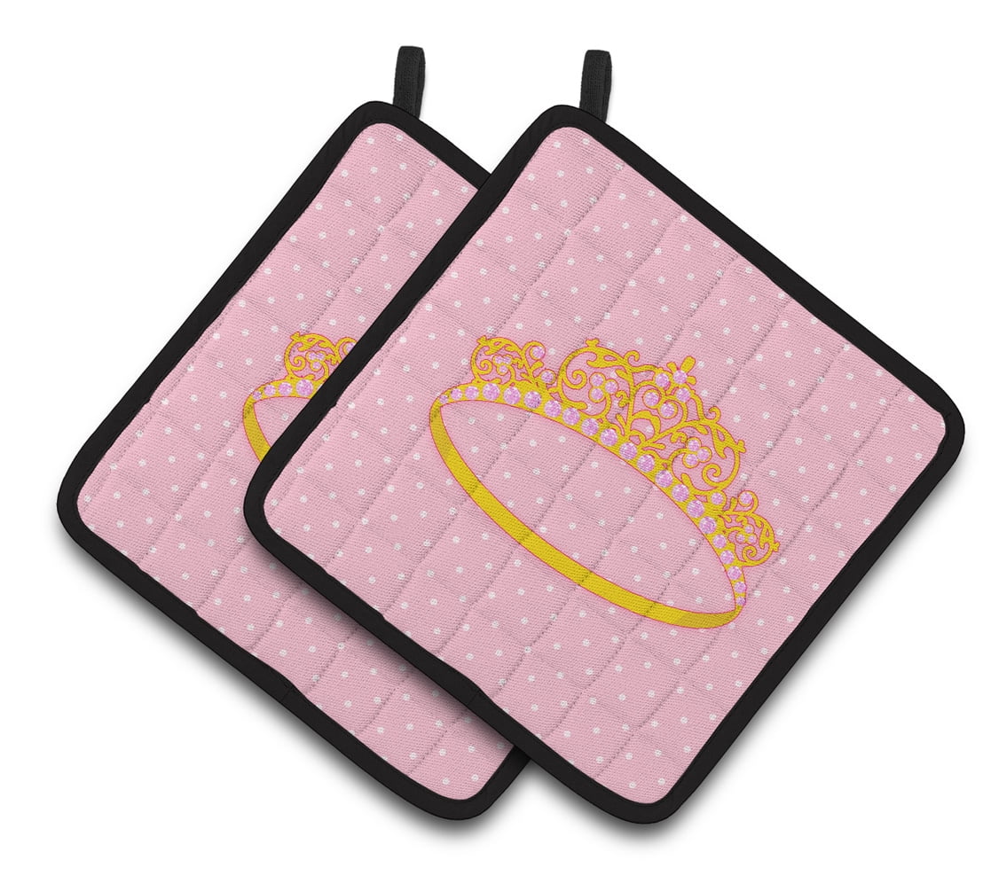 Ballerina Tiara Pair of Pot Holders