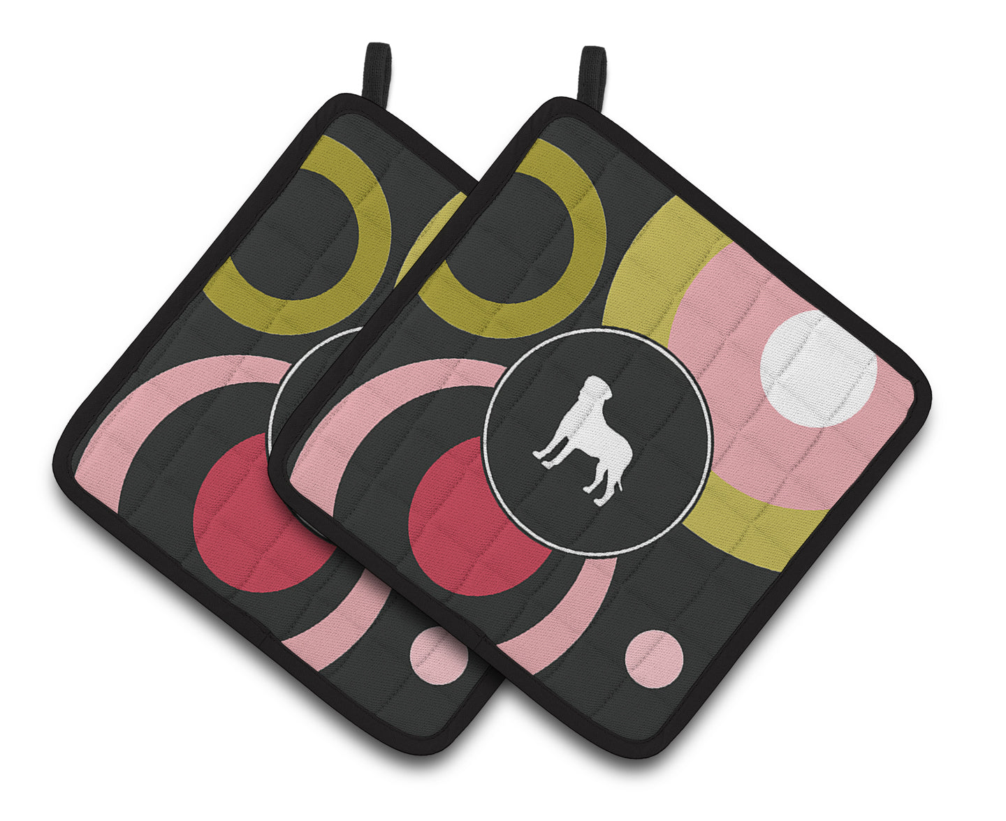 Caroline's Treasures Bullmastiff Pair of Pot Holders