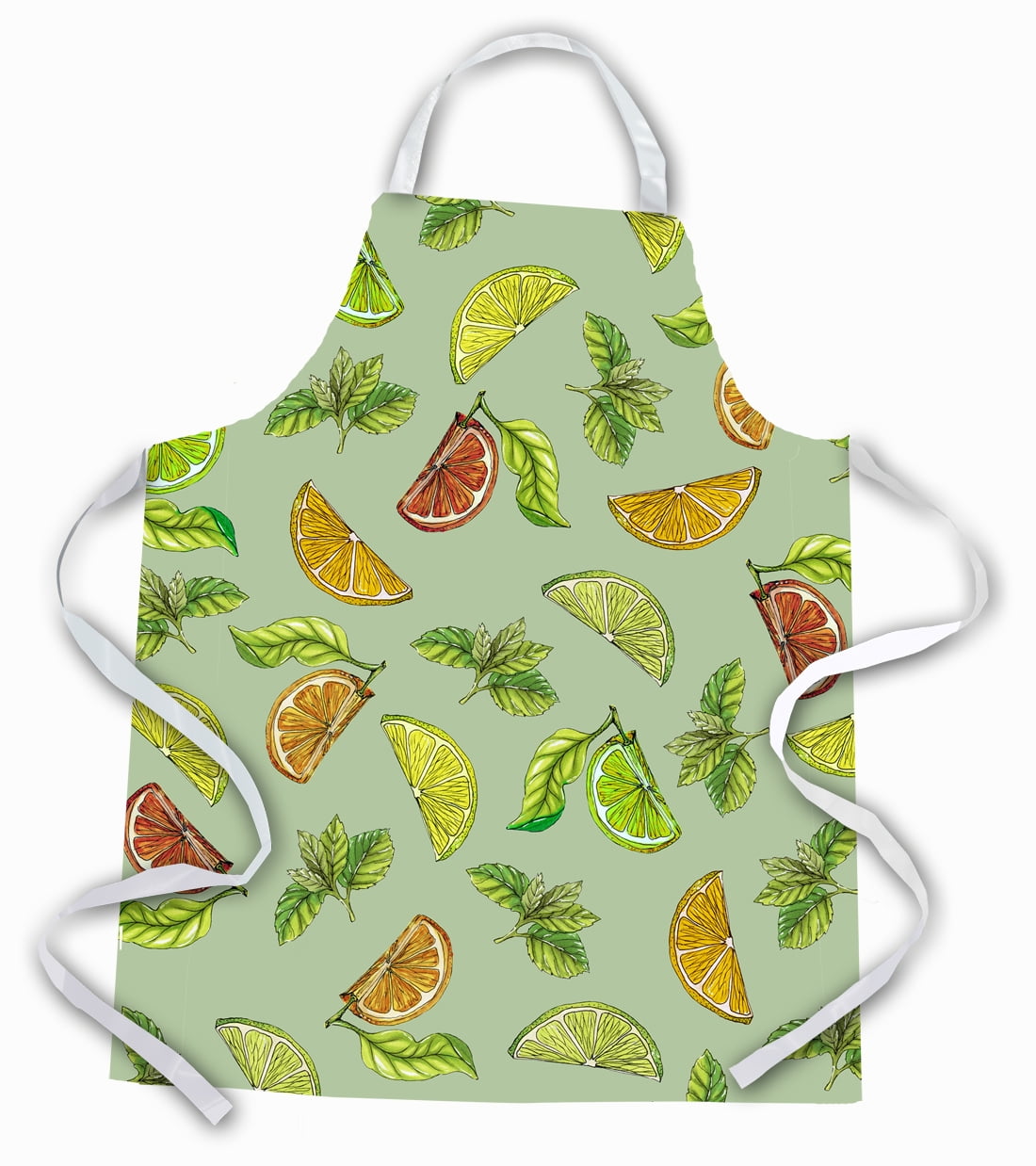 Carolines Treasures BB5206APRON Lemons Limes and Oranges Apron Large multicolor