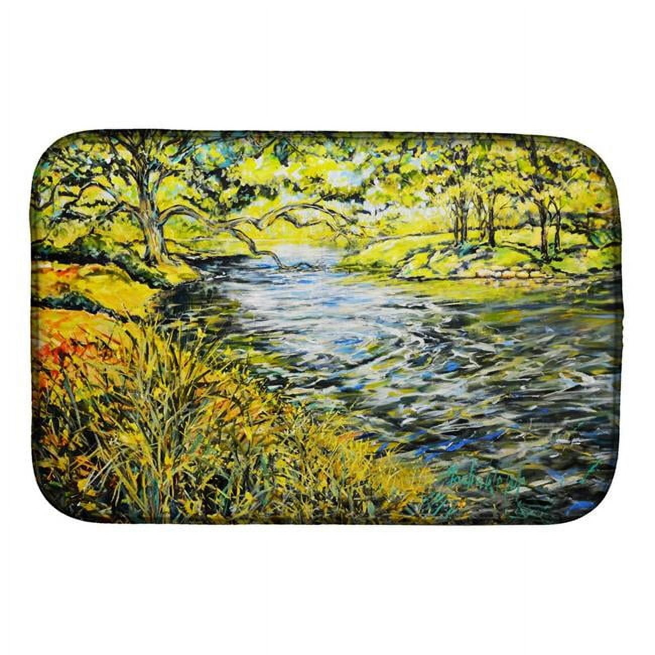 Carolines Treasures MW2010DDM 21 x 14 in. At the Grand Hotel Dish Drying Mat