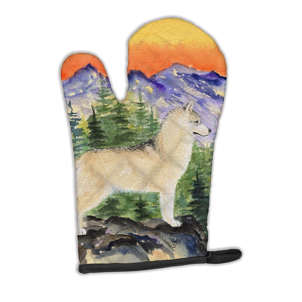 Siberian Husky Oven Mitt