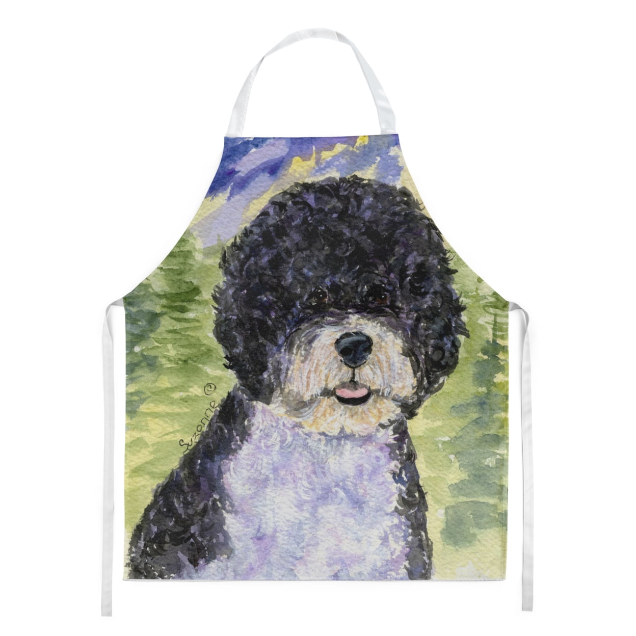 Carolines Treasures SS8303APRON Portuguese Water Dog Apron Large multicolor
