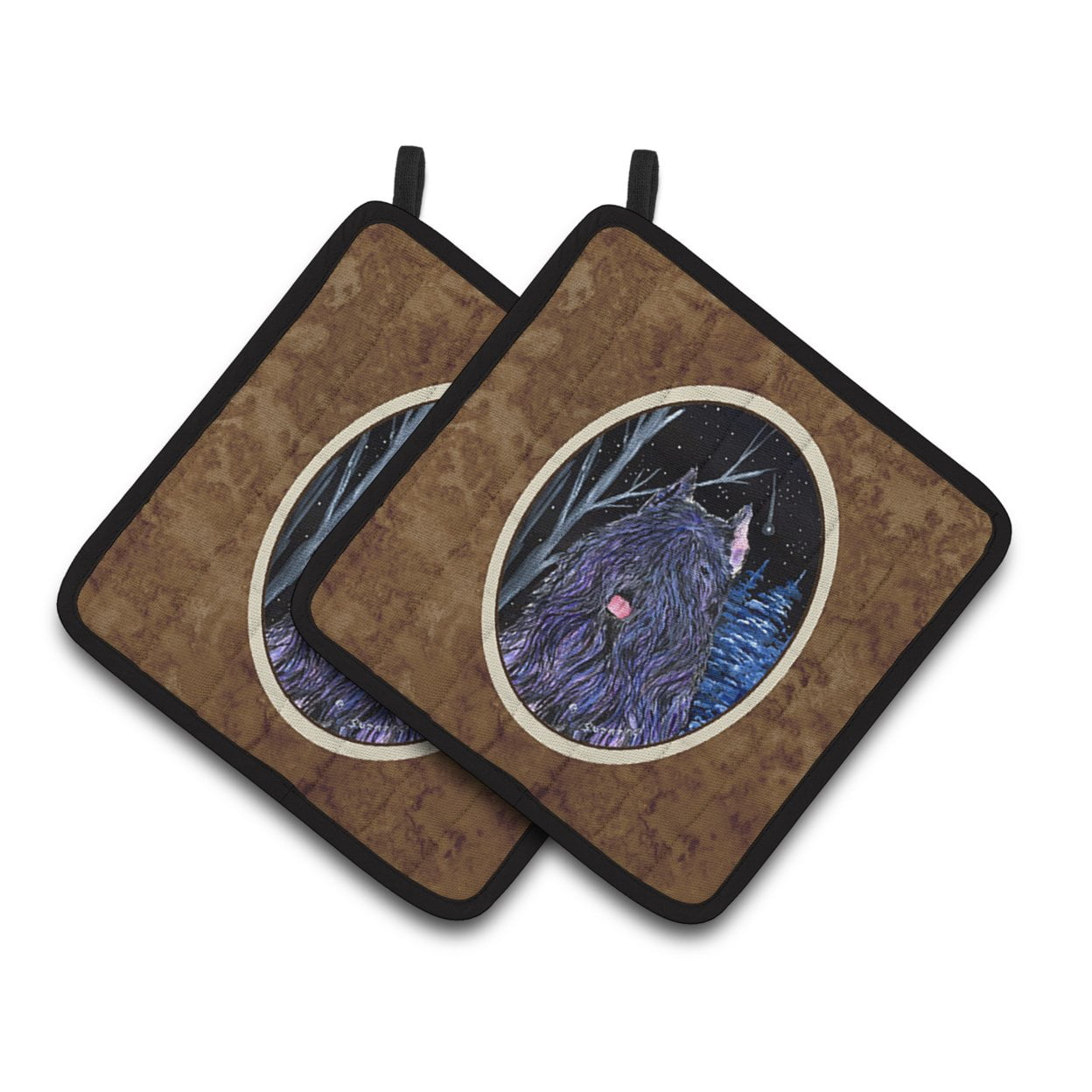 Caroline's Treasures Pot Holders Polyester, Insulated Fabric 7.5 inch H × 3 inch W × 7.5 inch L Multicolor