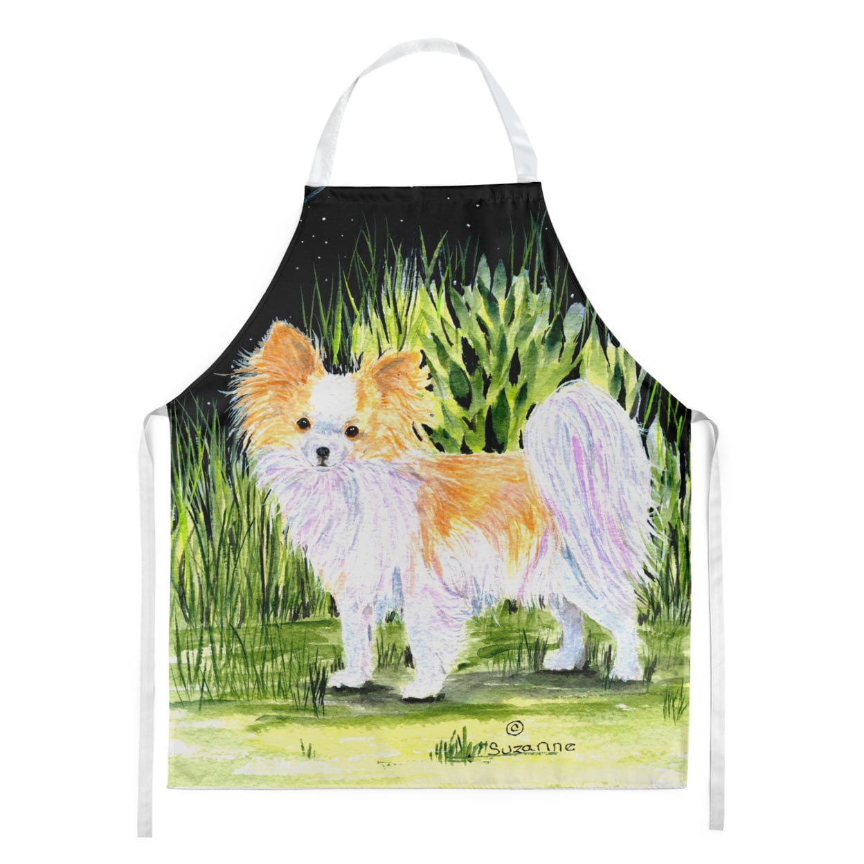 Carolines Treasures SS8516APRON Starry Night Chihuahua Apron Large multicolor