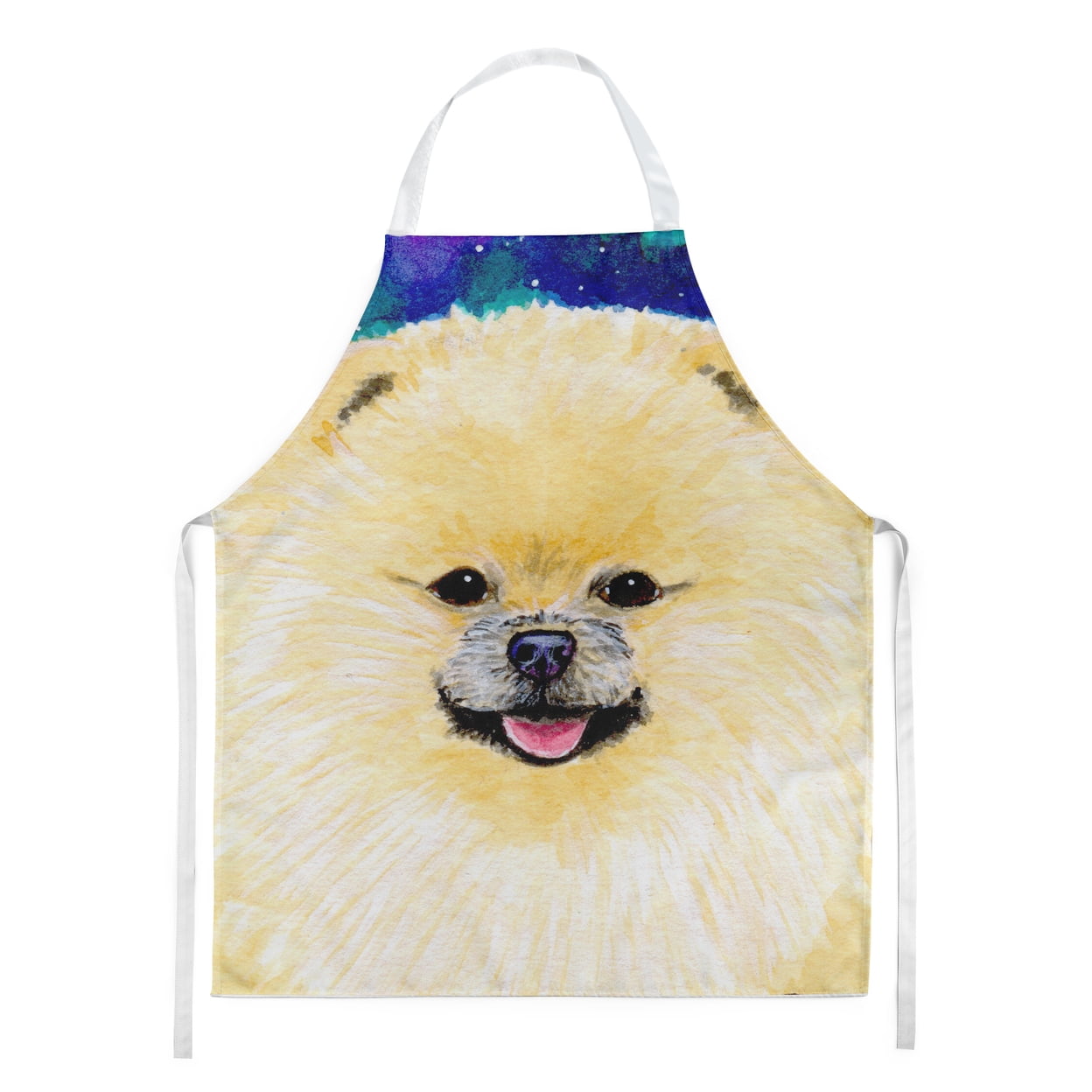 Carolines Treasures SS8997APRON Pomeranian Apron Large multicolor