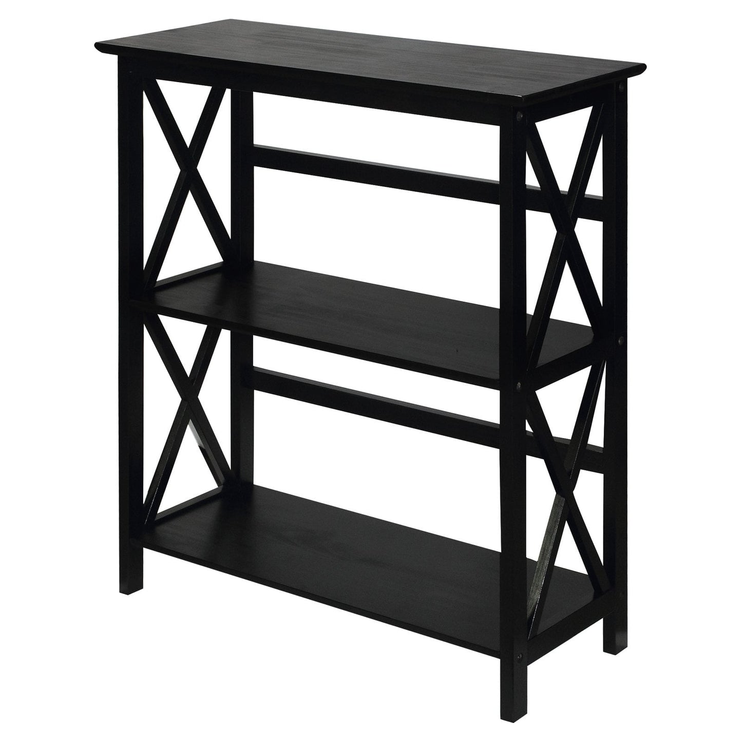 Montego 3-Shelf Bookcase-Espresso